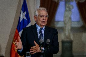 High Representative for Foreign Policy of the European Union Jososep Borrell visits Chile